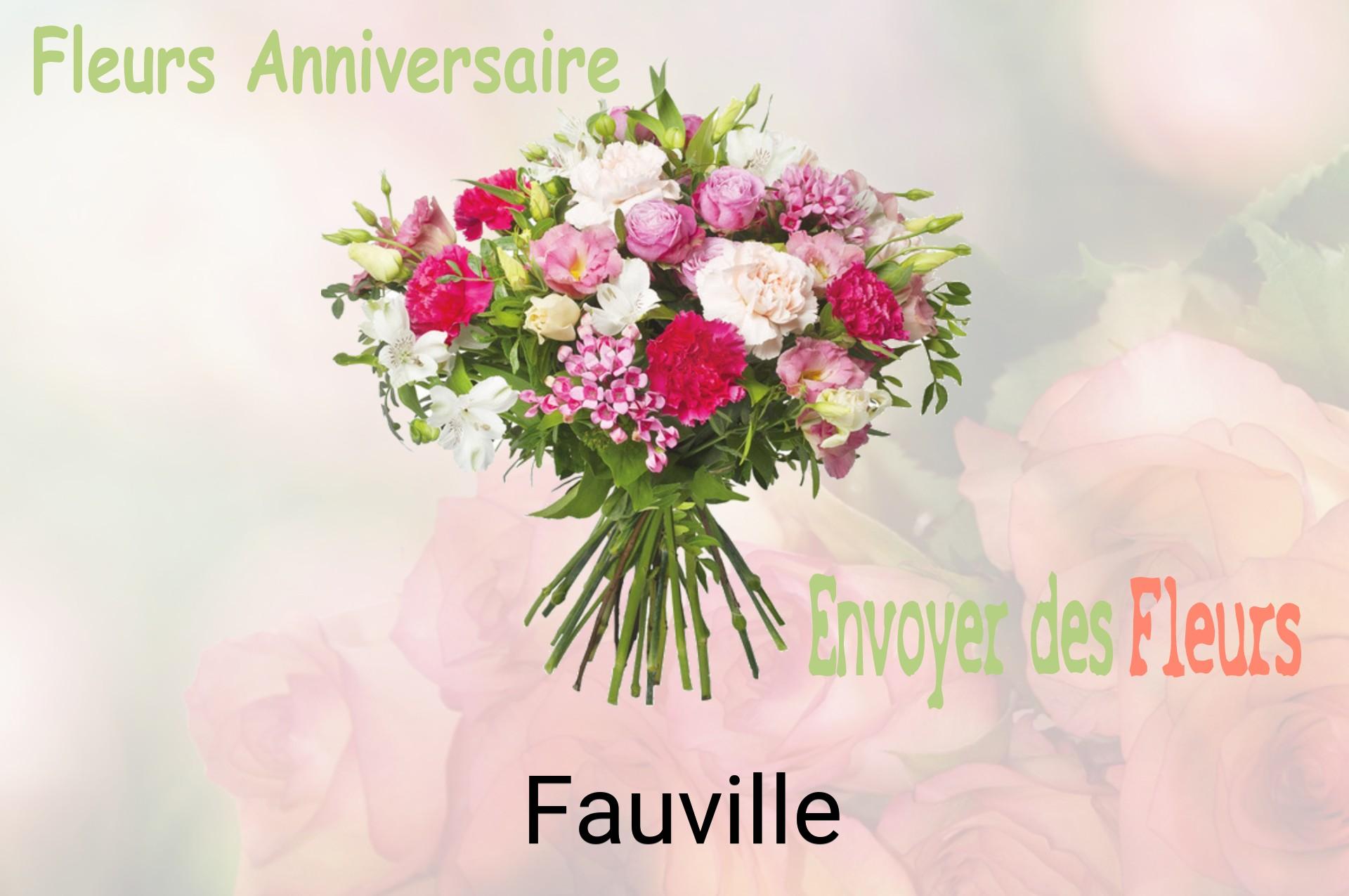 Bouquet de fleurs d’anniversaire livré à Fauville